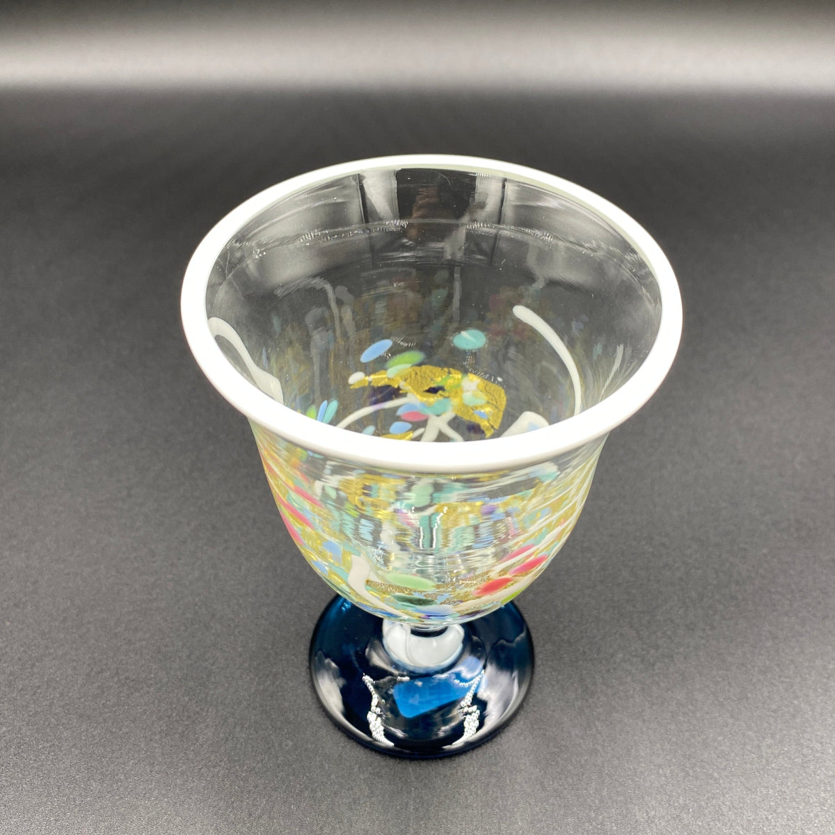 石井 康治 作 手吹き硝子(白硝子)#5