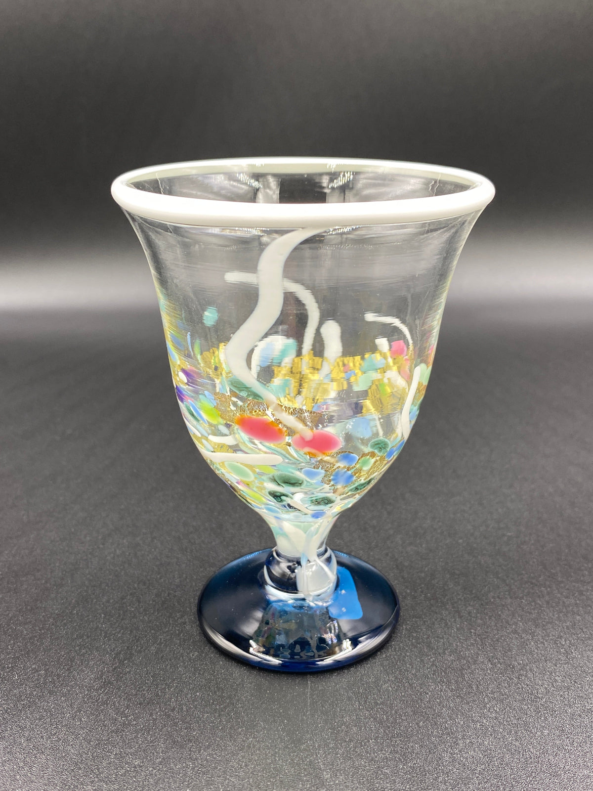 石井 康治 作 手吹き硝子(白硝子)#5