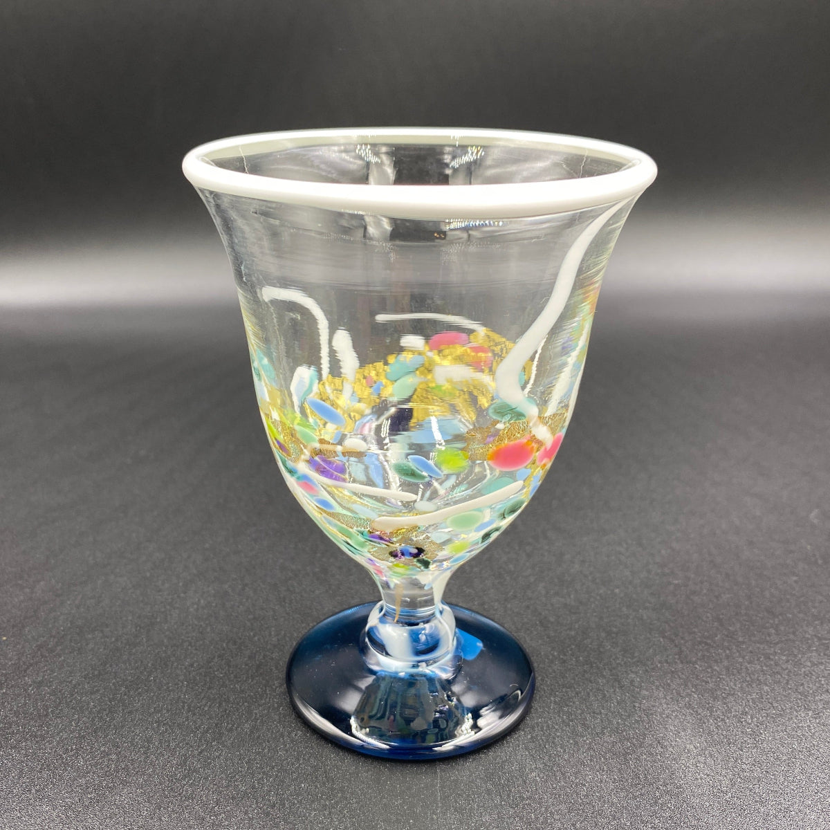 石井 康治 作 手吹き硝子(白硝子)#5