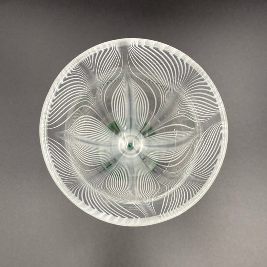 石井 康治 作 手吹き硝子 海月 クラゲ ワイングラス #6