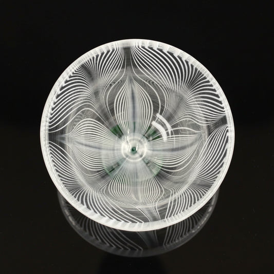 石井 康治 作 手吹き硝子 海月 クラゲ ワイングラス #6