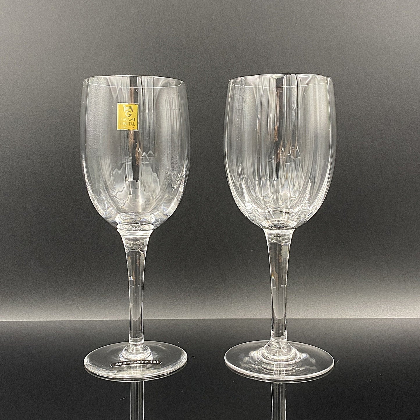 カガミクリスタル ブルゴーニュワイングラス チューリップ型 2点セット #26