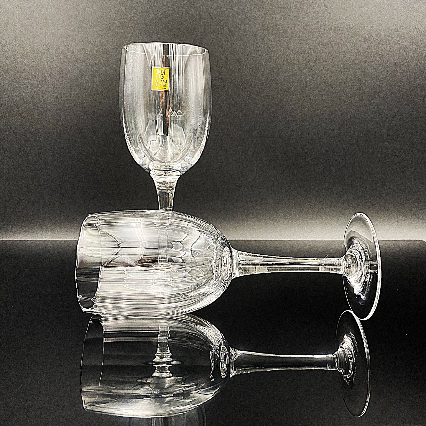 カガミクリスタル ブルゴーニュワイングラス チューリップ型 2点セット #26