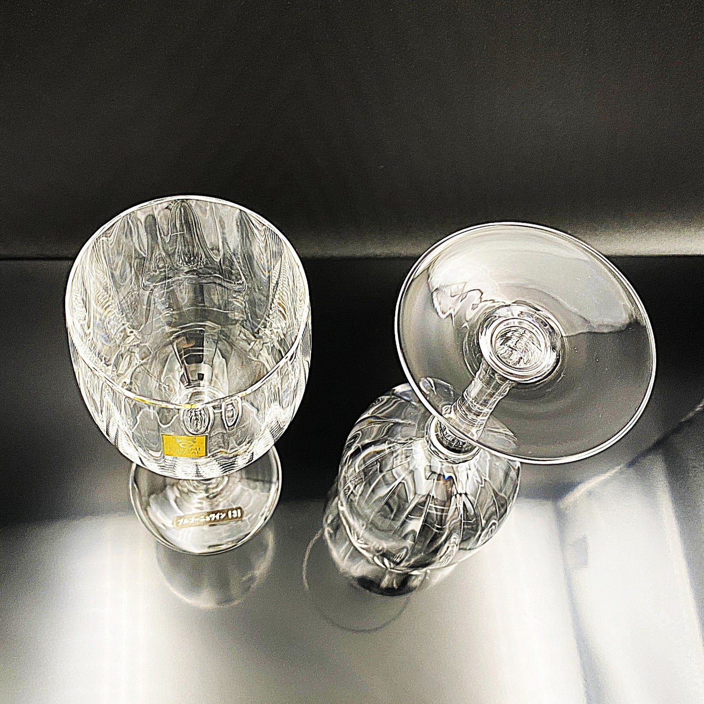 カガミクリスタル ブルゴーニュワイングラス チューリップ型 2点セット #26