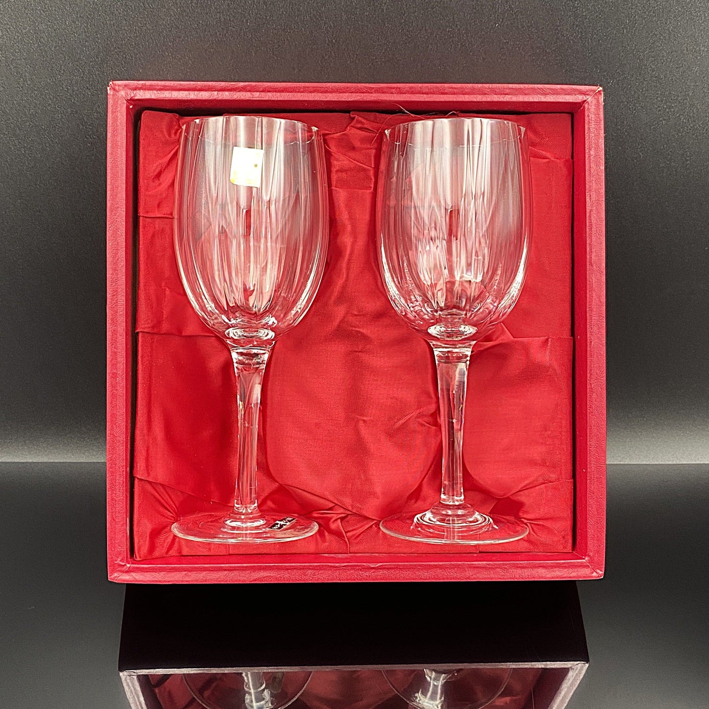 カガミクリスタル ブルゴーニュワイングラス チューリップ型 2点セット #27