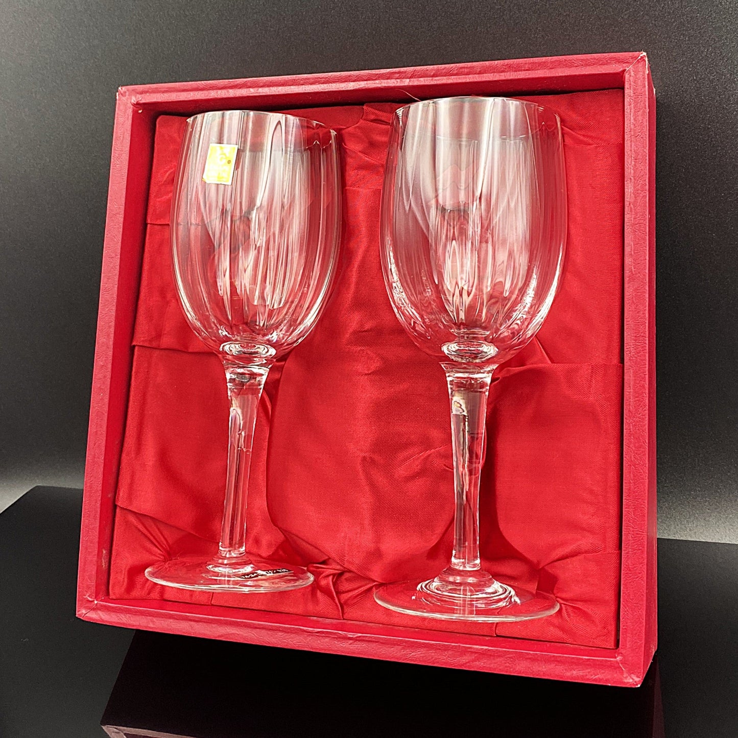 カガミクリスタル ブルゴーニュワイングラス チューリップ型 2点セット #27