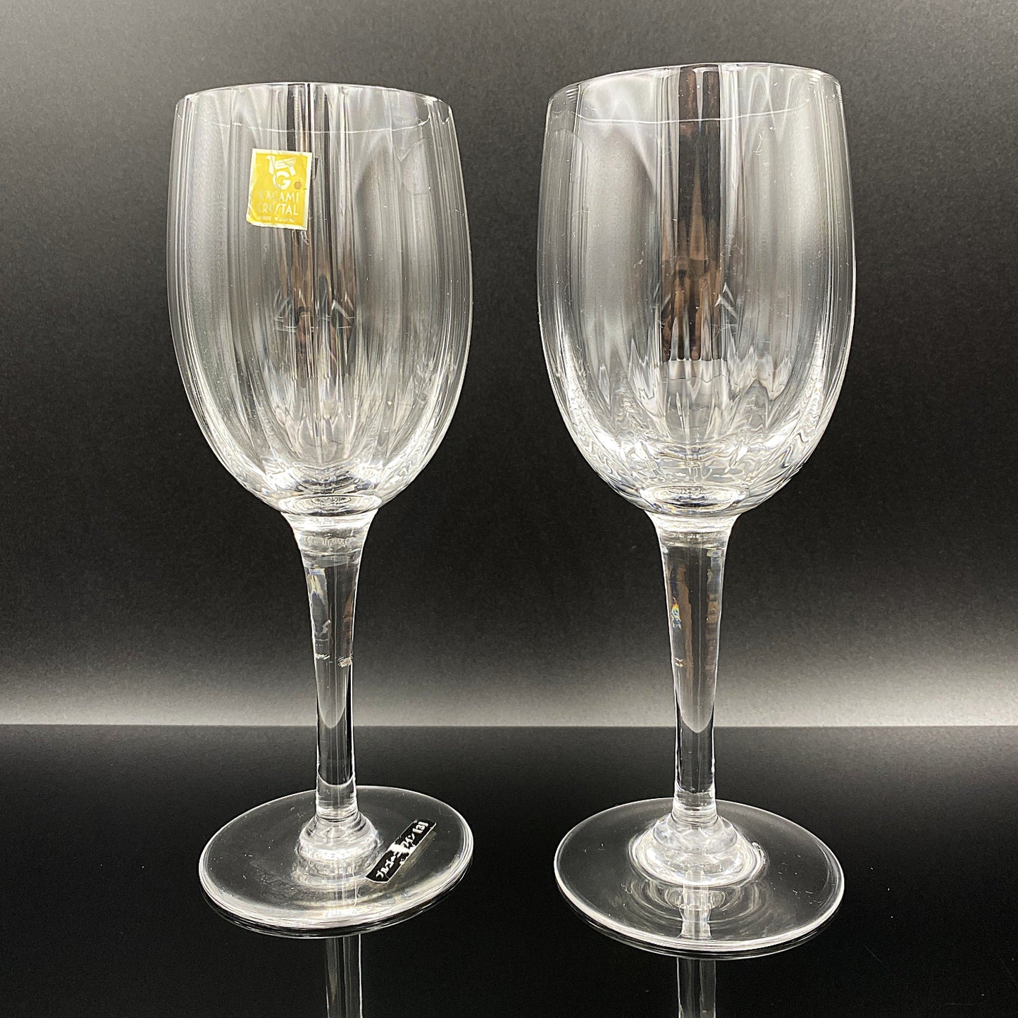 カガミクリスタル ブルゴーニュワイングラス チューリップ型 2点セット #27