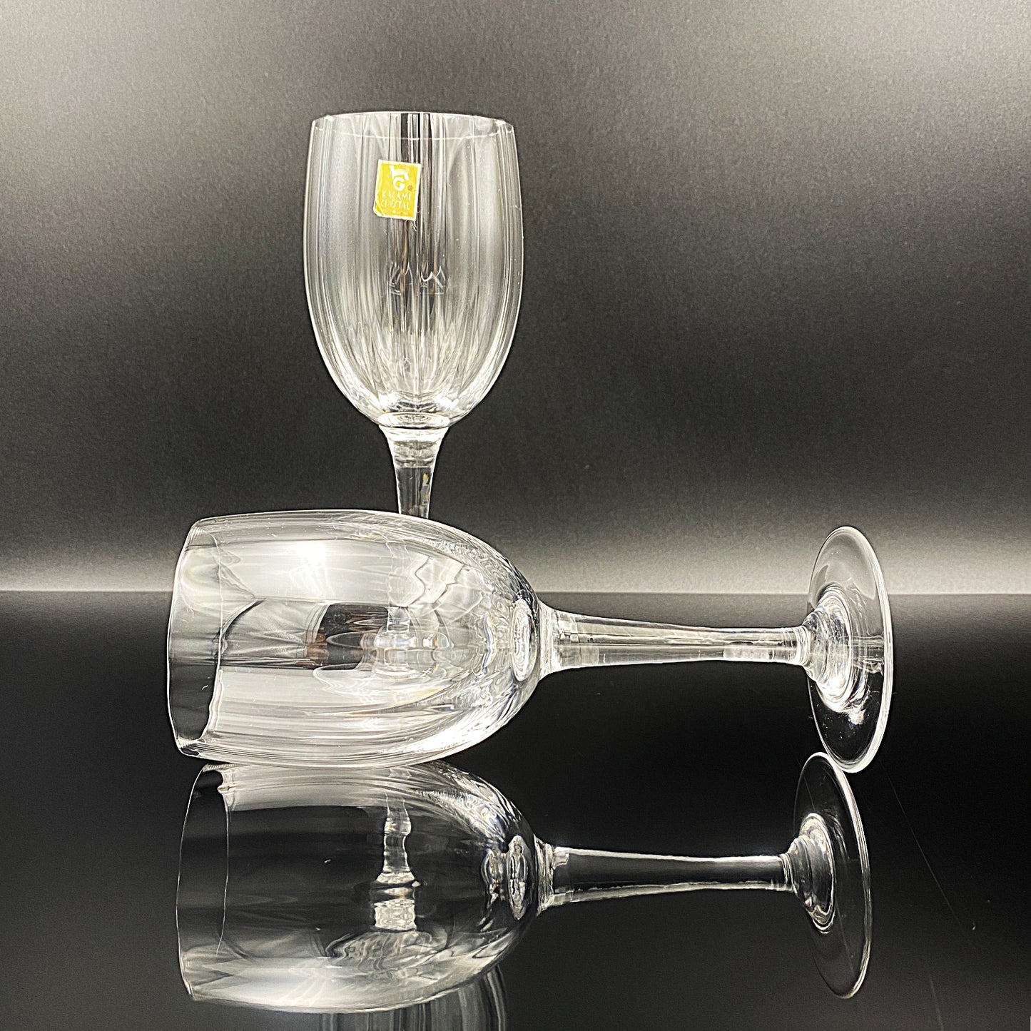 カガミクリスタル ブルゴーニュワイングラス チューリップ型 2点セット #27