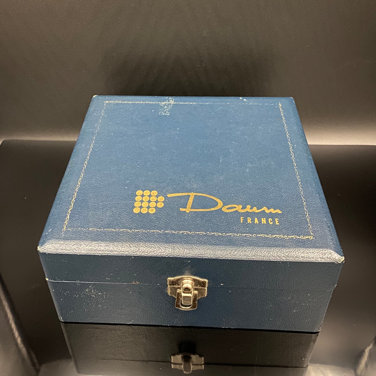 DAUM(ドーム)クリスタル Chinon(シノン)モデル 白ワイングラス2点セット #33