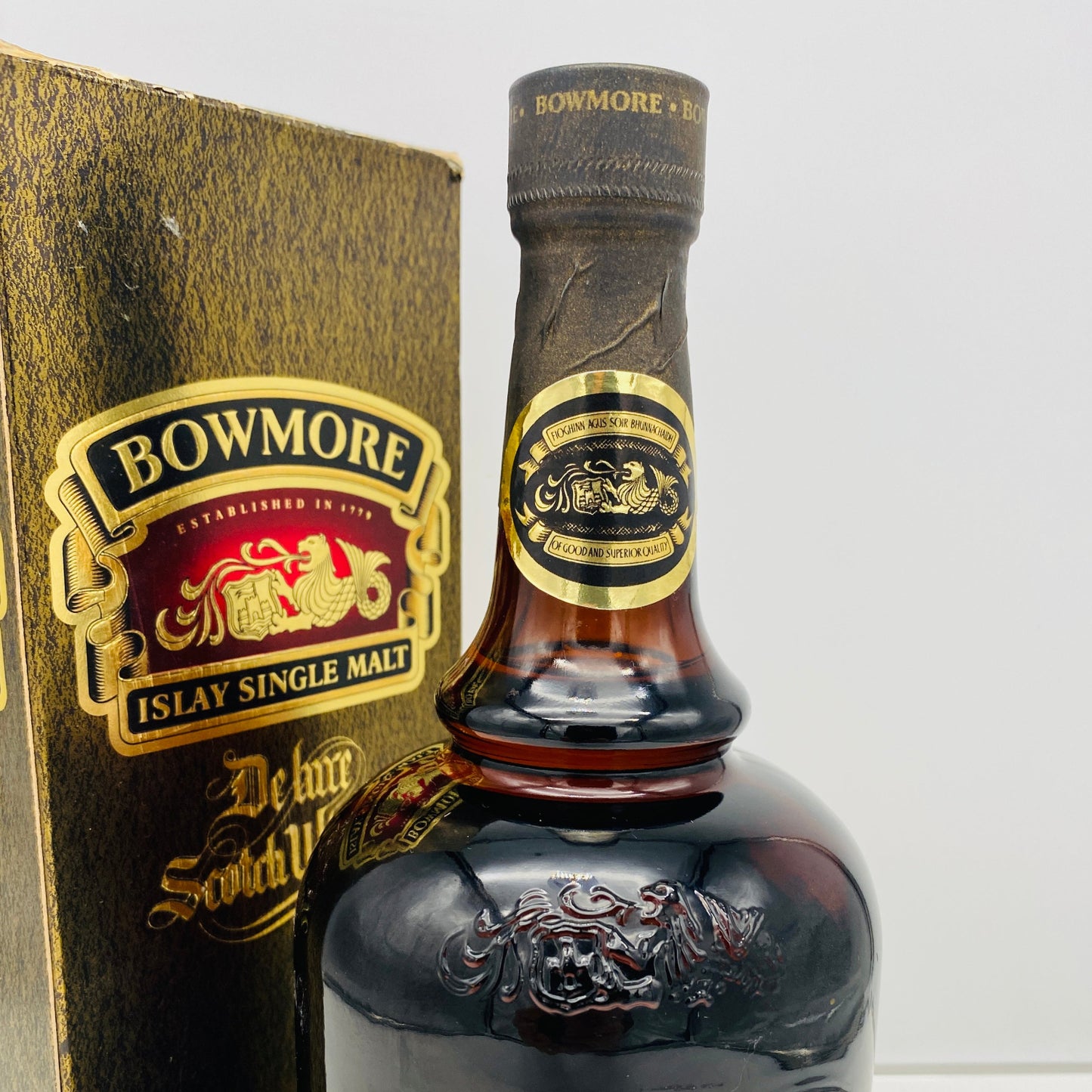 1979年以降流通、ボウモア(BOWMORE)デラックス(DELUX)1,000ml, 43% #38