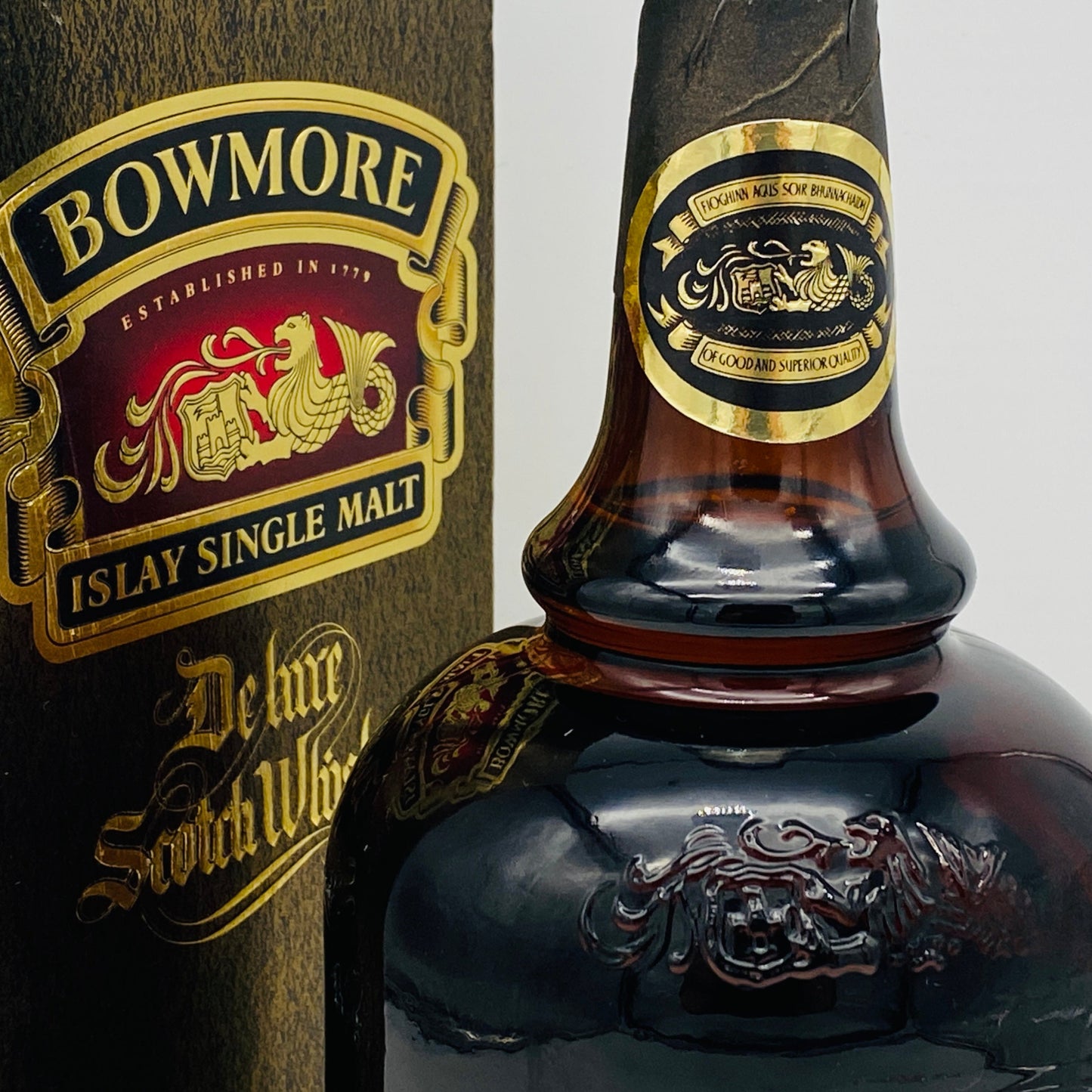 1979年以降流通、ボウモア(BOWMORE)デラックス(DELUX)1,000ml, 43% #38
