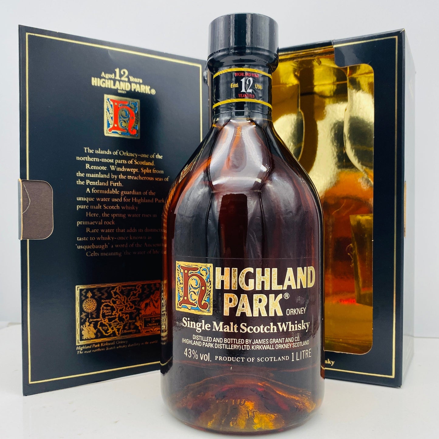 1980年以降流通、ハイランドパーク(HIGHLAND PARK)12年、1,000ml、43% #39