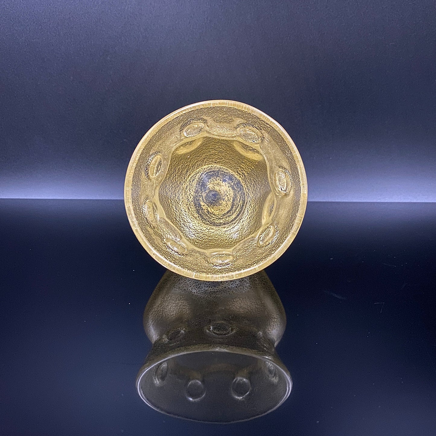 岩田 久利 作 手吹き硝子 ロックグラス #35