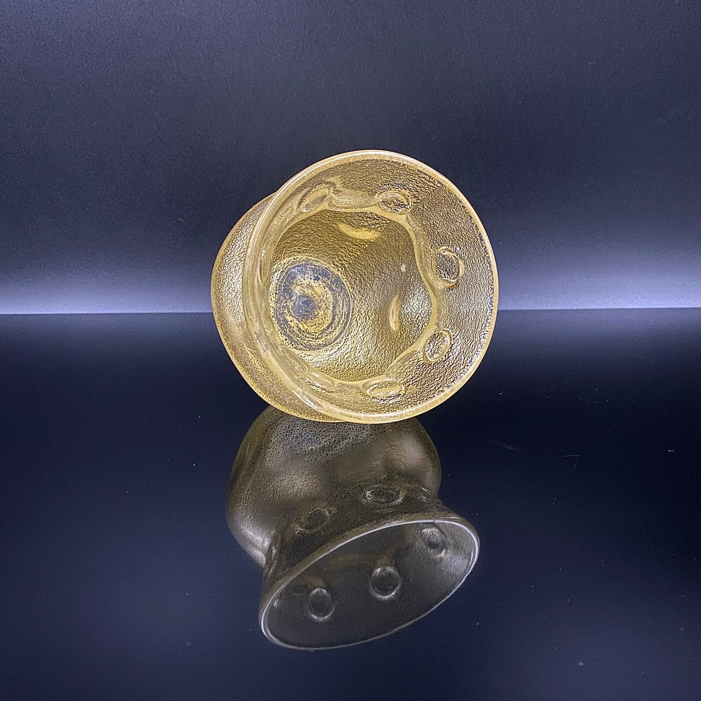 岩田 久利 作 手吹き硝子 ロックグラス #35