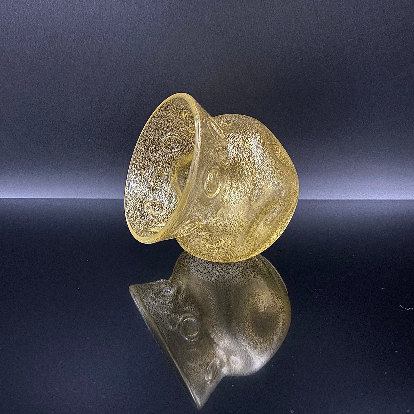 岩田 久利 作 手吹き硝子 ロックグラス #35