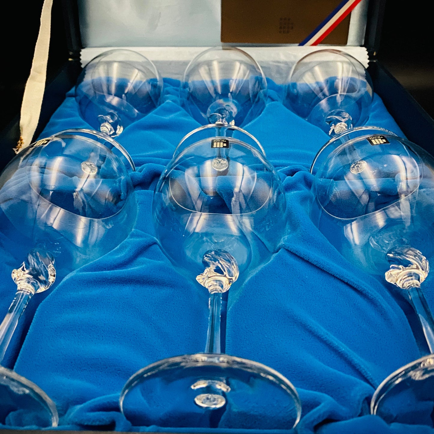 DAUM(ドーム)クリスタル Bolero(ボレロ)モデル グラス6点セット #47