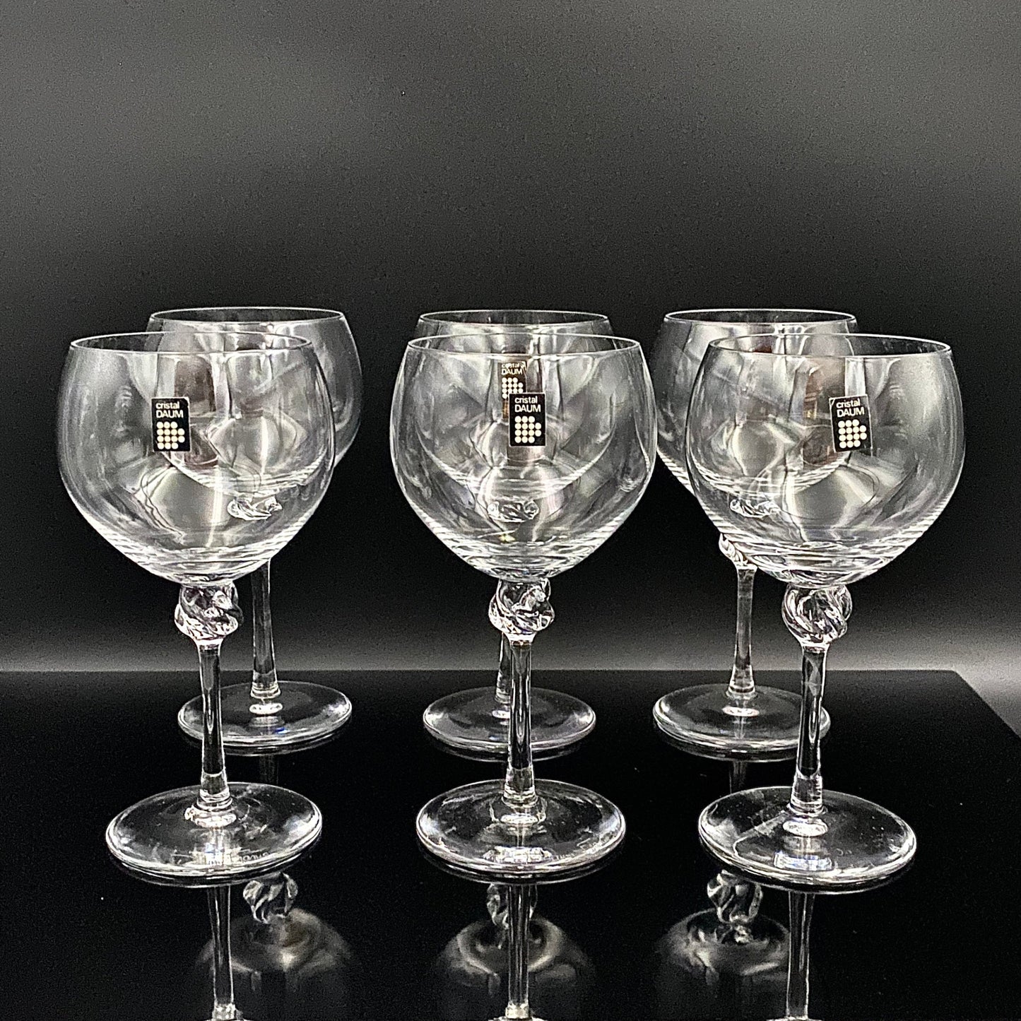 DAUM(ドーム)クリスタル Bolero(ボレロ)モデル グラス6点セット #47