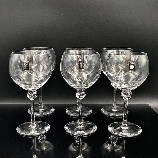 DAUM(ドーム)クリスタル Bolero(ボレロ)モデル グラス6点セット #47