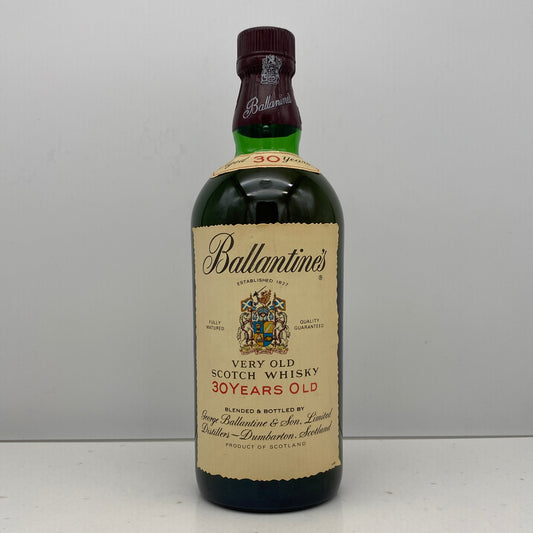 1980年代半ば流通、バランタイン30年、750ml、43%、青青旗ラベル(Blue-Blue Flag)#58