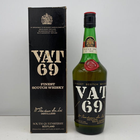 1970年代半ば流通、VAT69(バット69)760ml, 43% #59