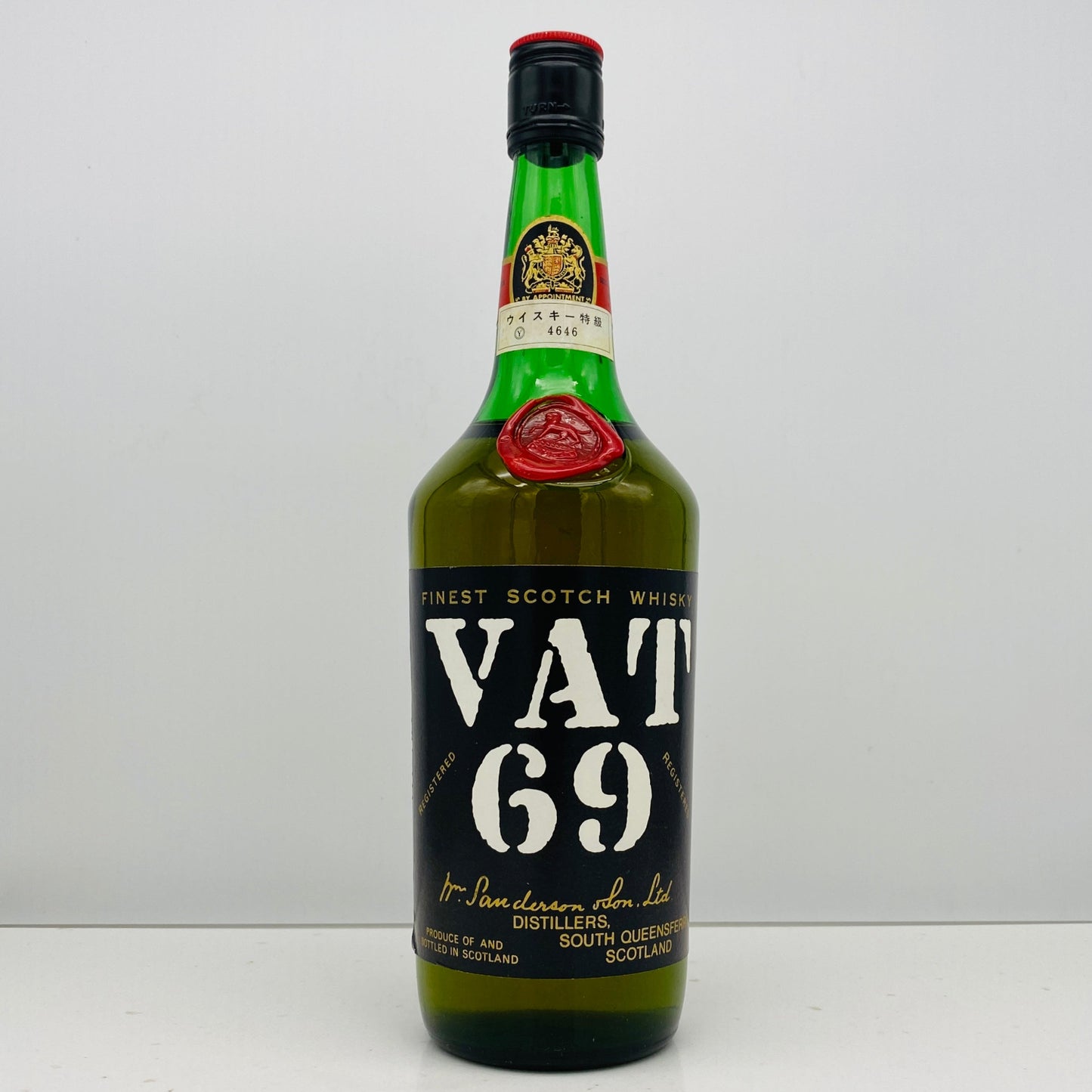 1970年代半ば流通、VAT69(バット69)760ml, 43% #59