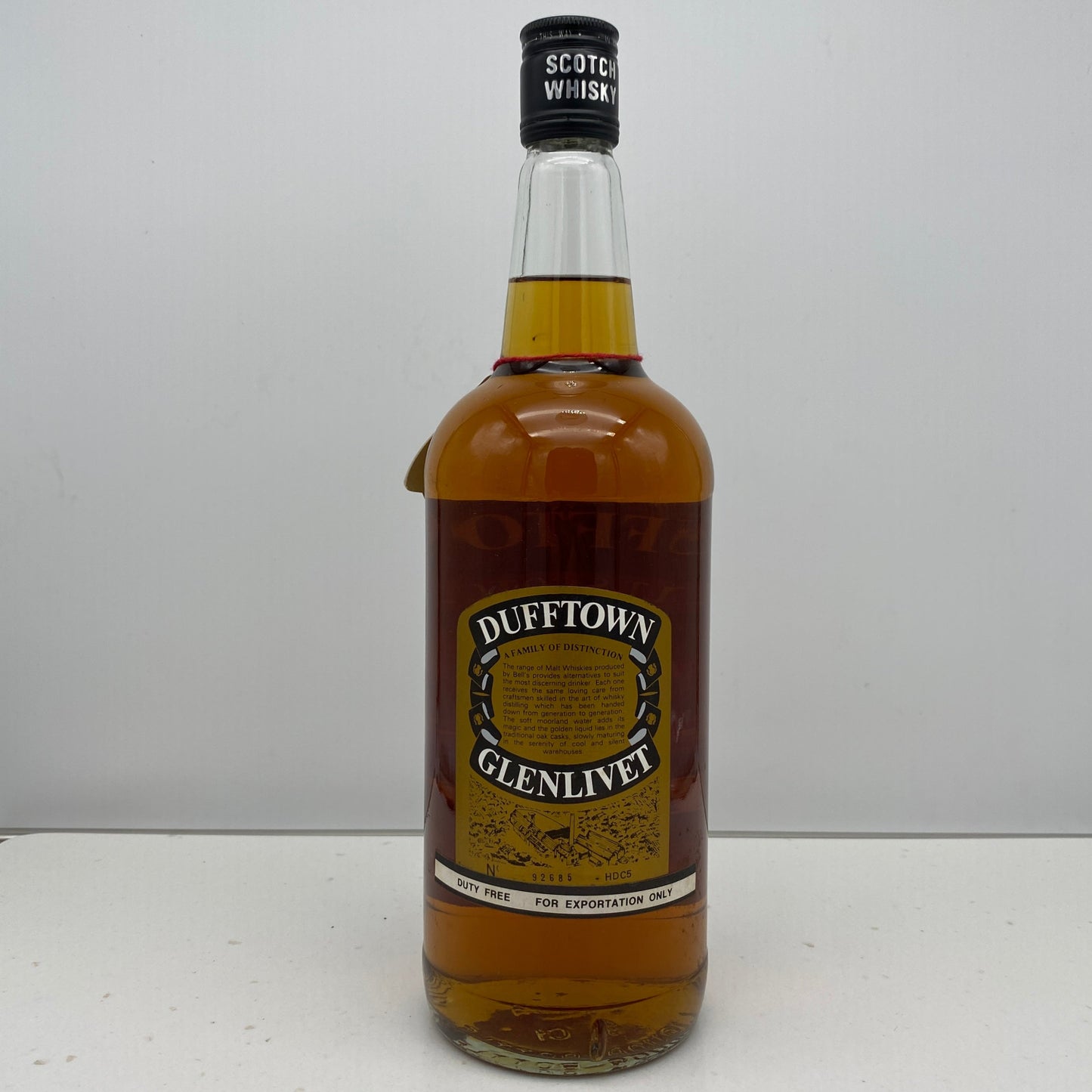 1980年代流通、ダフタウン(DUFFTOWN)12年、1,000ml、43%、ピュアモルト #55