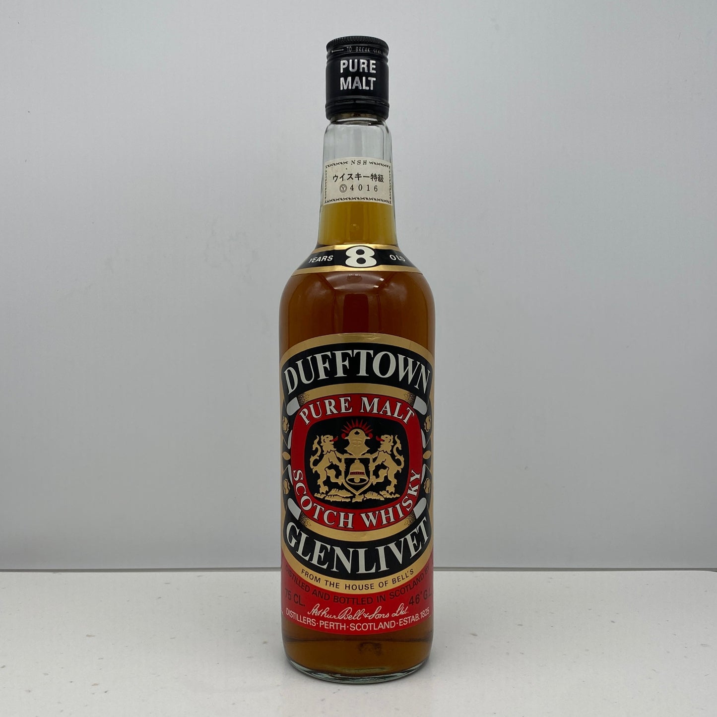 1980年代前半流通、ダフタウン(DUFFTOWN)8年、750ml、46%、ピュアモルト #56
