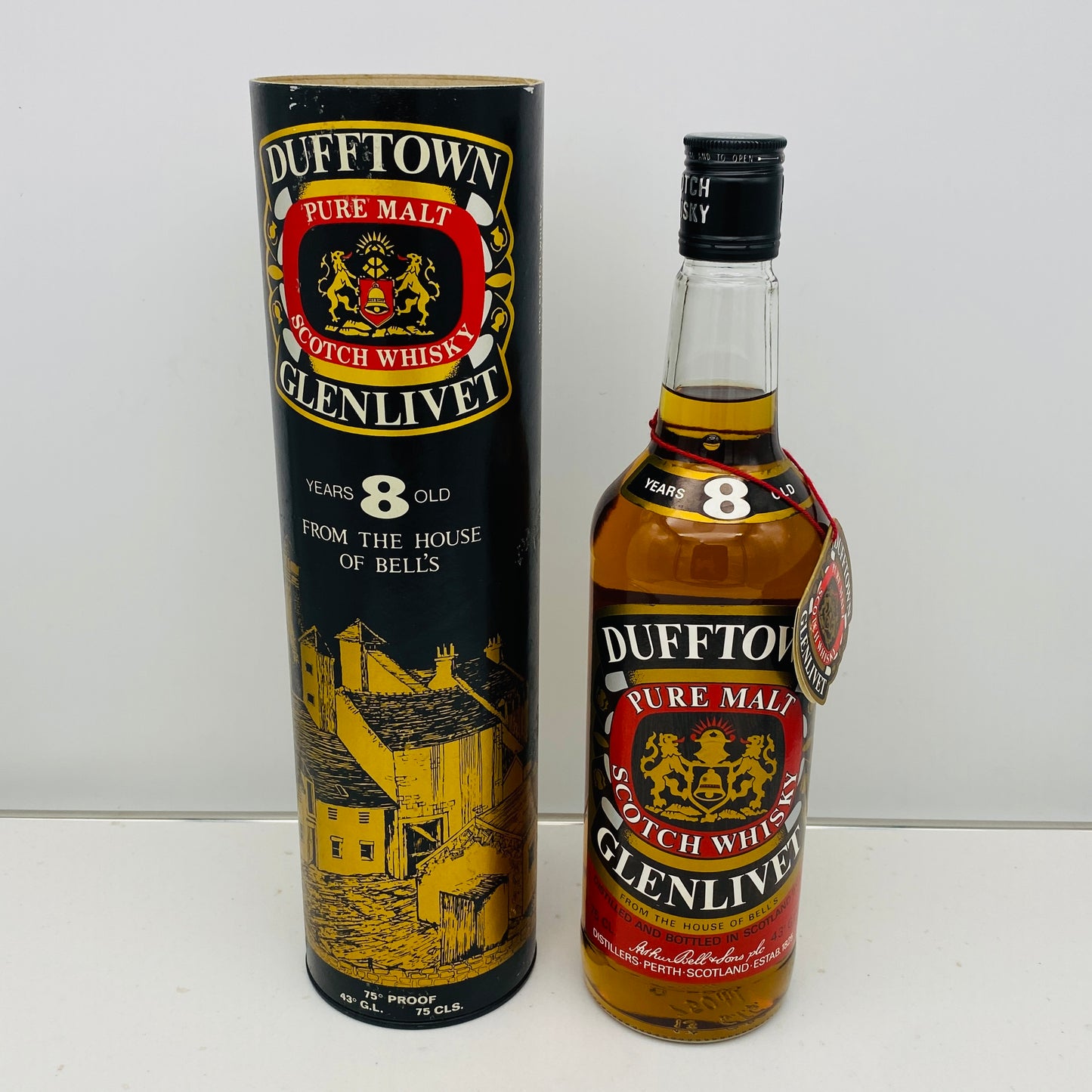 1980年代半ば流通、ダフタウン(DUFFTOWN)8年、750ml、43%、ピュアモルト #57