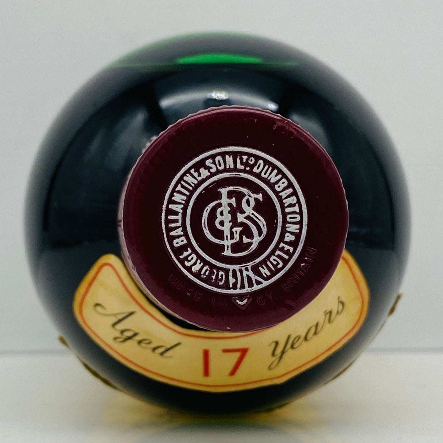 1980年代前半流通、バランタイン 17年 4/5QUART, 43% 青青旗ラベル(Blue-Blue Flag) #60