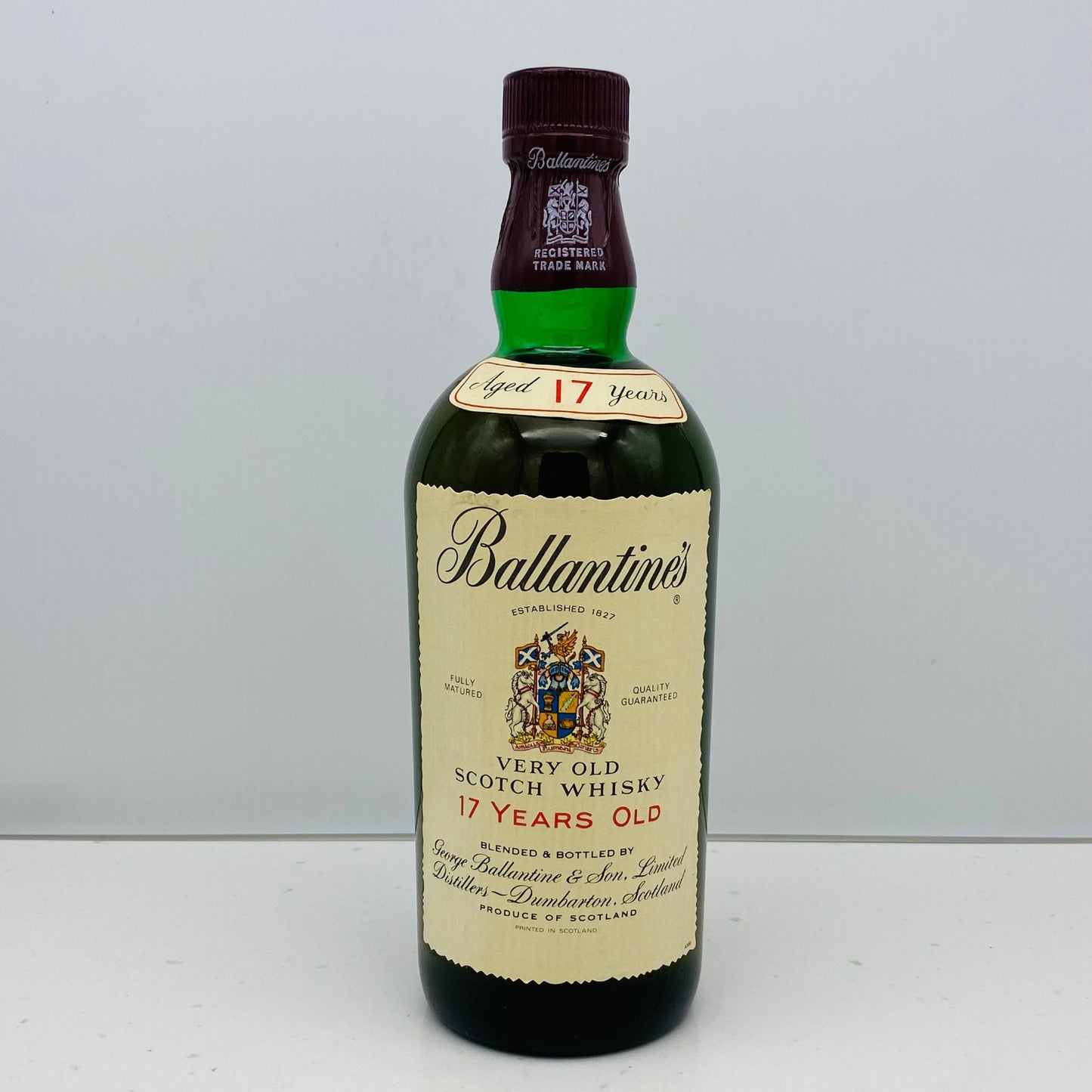 1980年代半ば流通、バランタイン 17年 750ml, 43% 青青旗ラベル(Blue-Blue Flag) #62