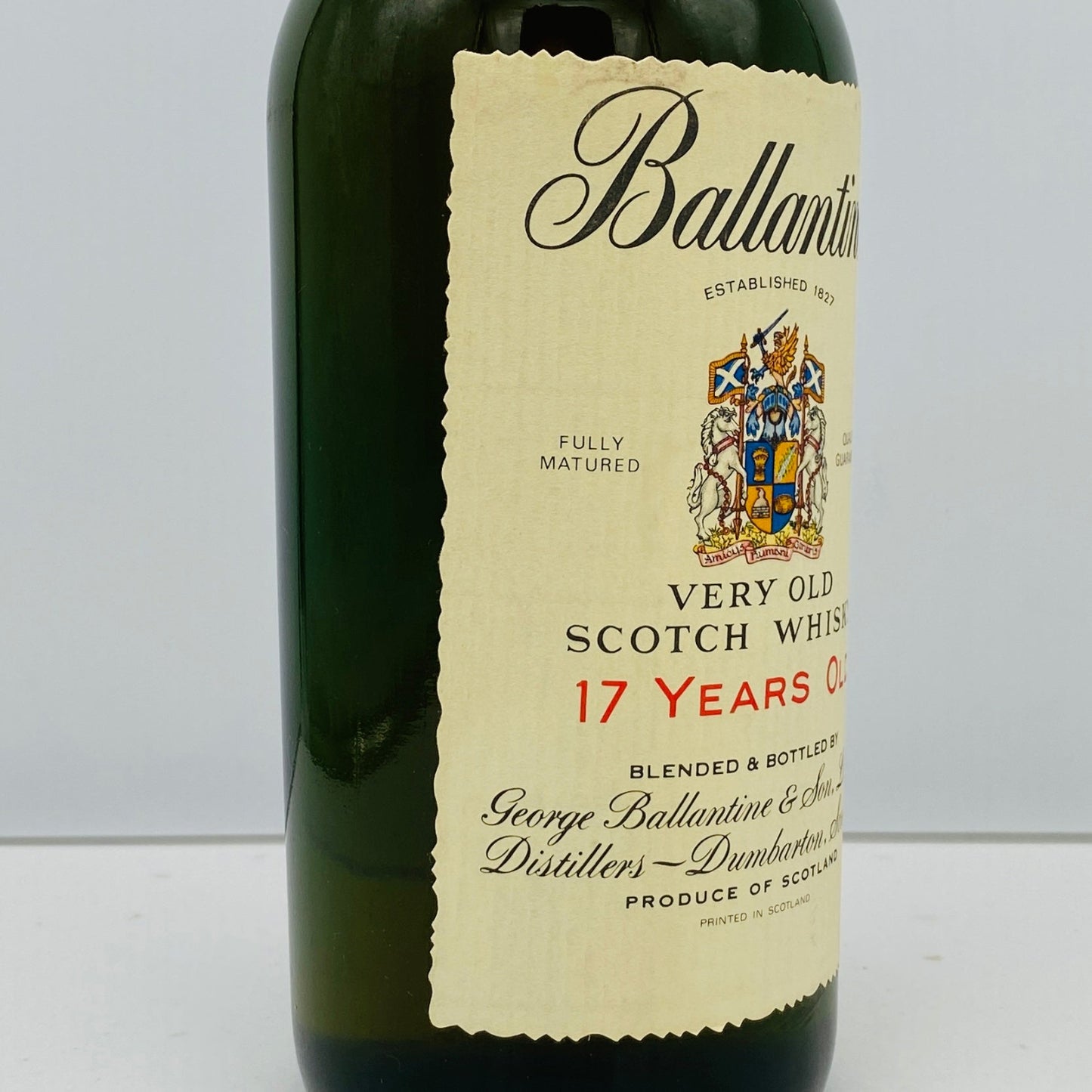 1980年代半ば流通、バランタイン 17年 750ml, 43% 青青旗ラベル(Blue-Blue Flag) #62