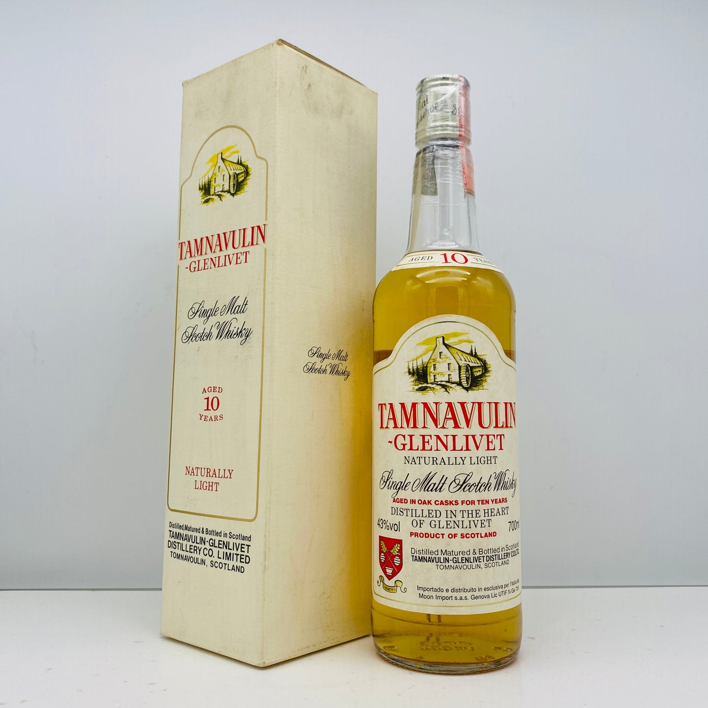 1980年代前半流通、ムーンインポート(MOON IMPORT)タムナブーリン / タムナヴーリン(TAMNAVULIN)10年、700ml、43% #71