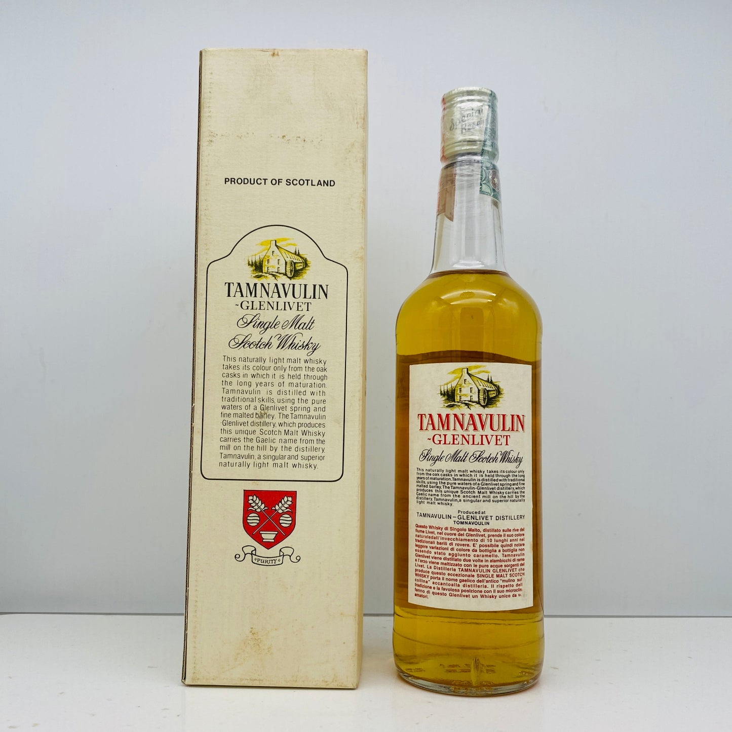 1980年代前半流通、ムーンインポート(MOON IMPORT)タムナブーリン / タムナヴーリン(TAMNAVULIN)10年、700ml、43% #71