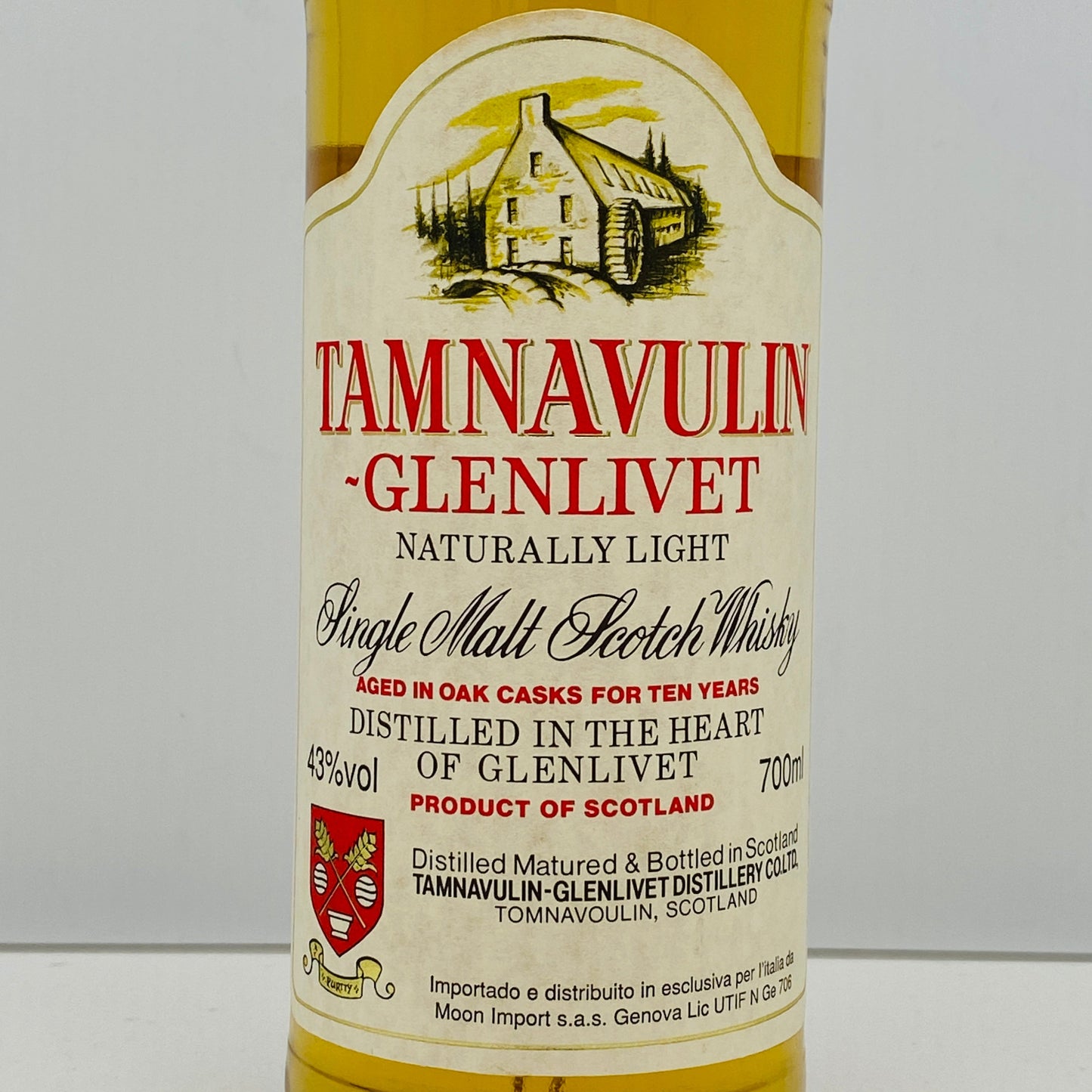 1980年代前半流通、ムーンインポート(MOON IMPORT)タムナブーリン / タムナヴーリン(TAMNAVULIN)10年、700ml、43% #71