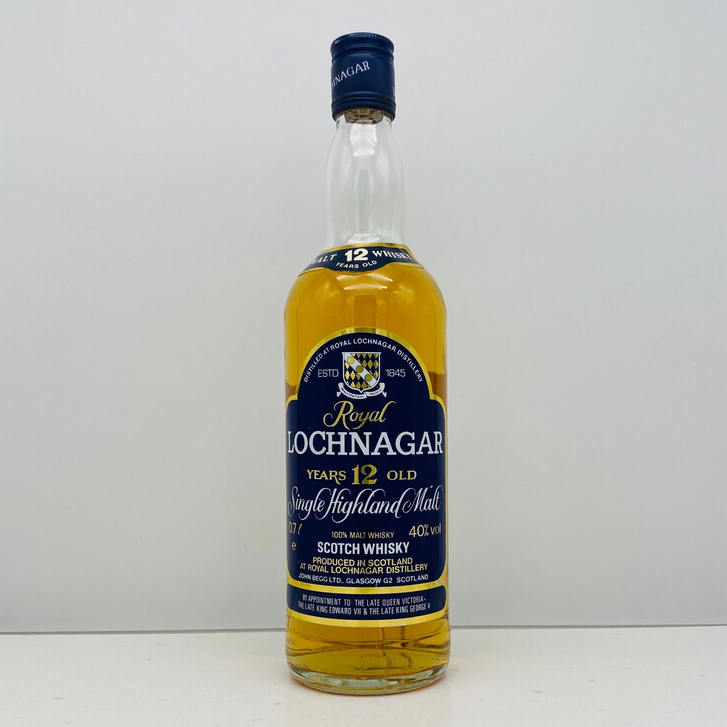 1980年代流通、ロイヤルロッホナガー（ROYAL LOCHNAGAR）12年、750ml