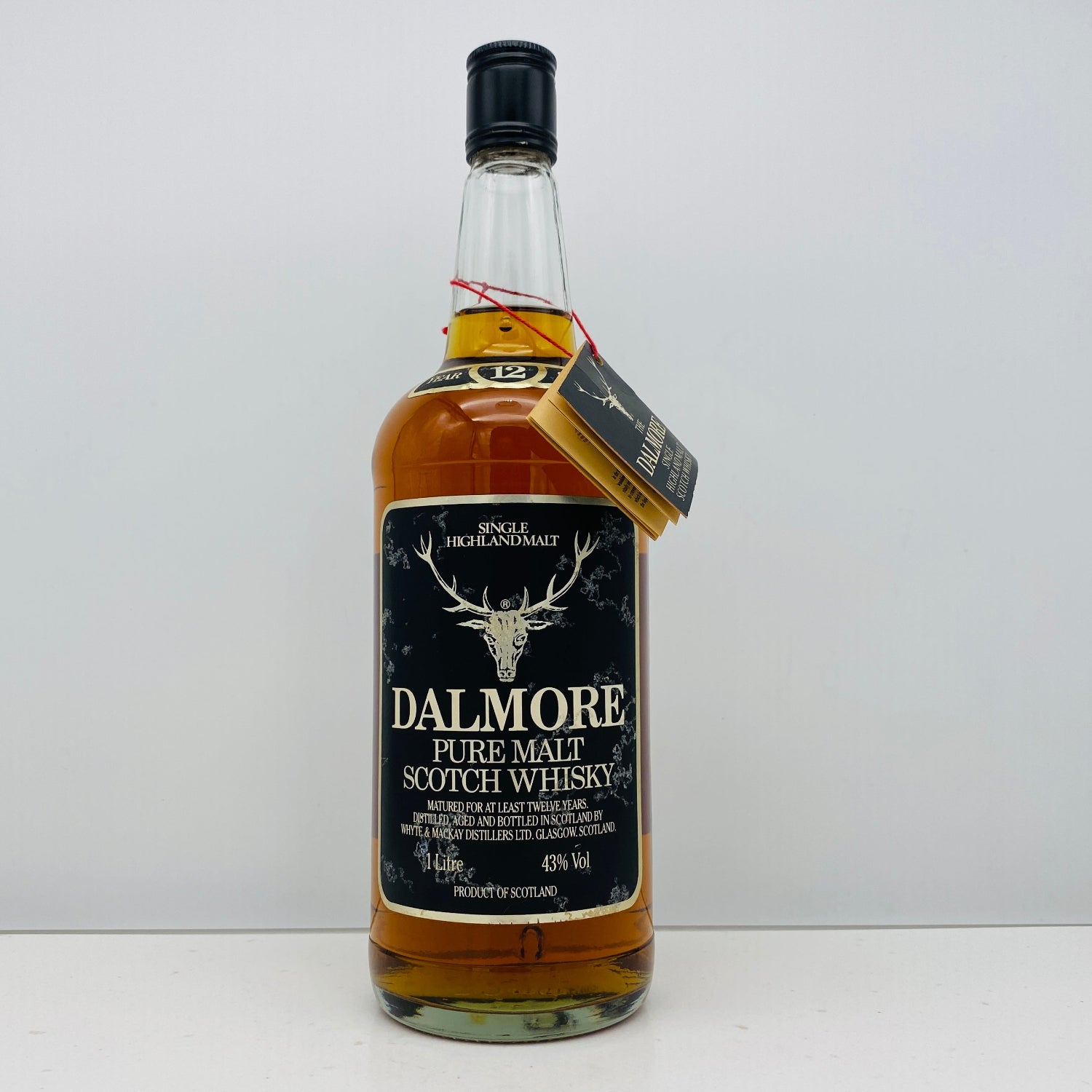 1980年代流通、ダルモア（DALMORE）12年、1,000ml, 43% – Antique Liquor