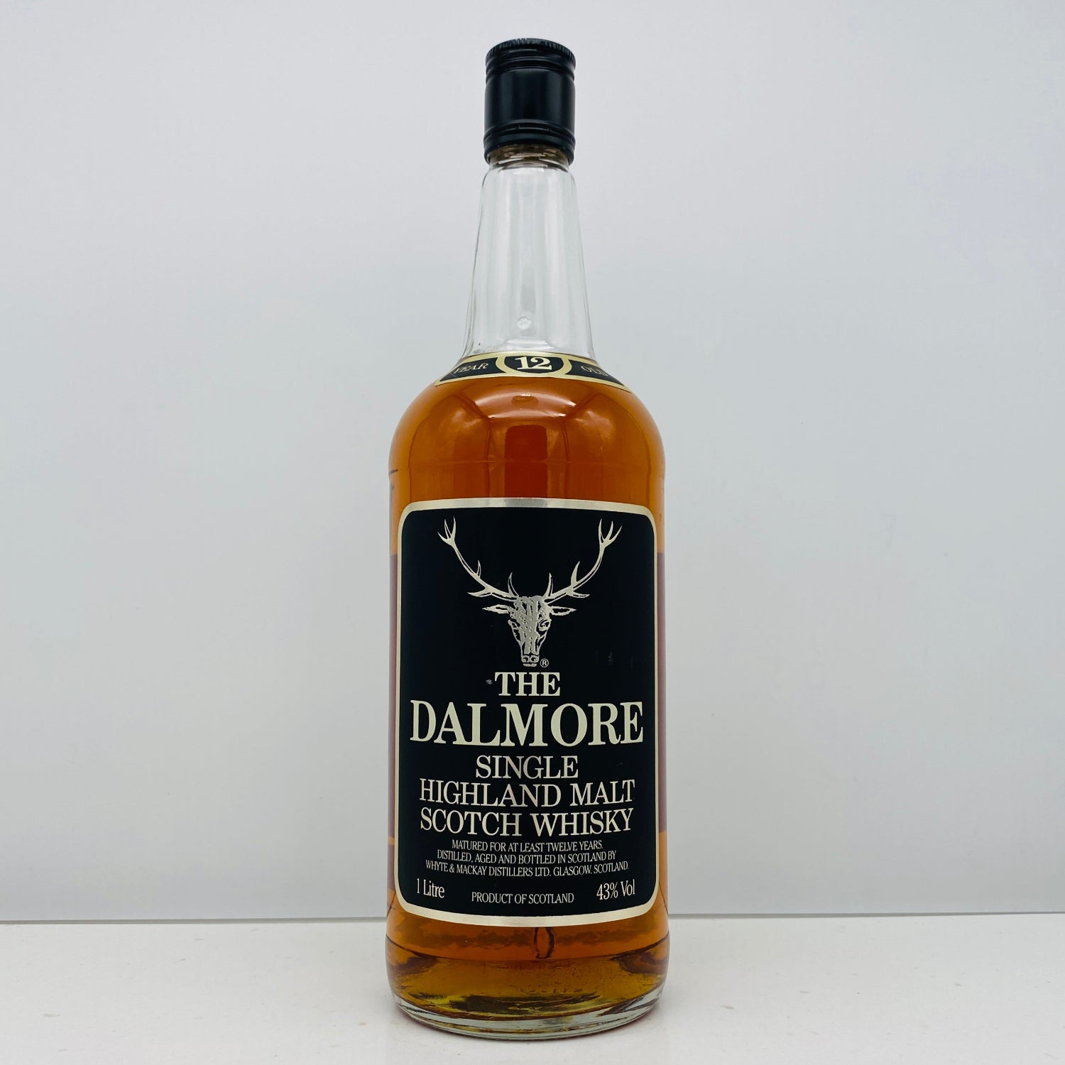 1980年代流通、ダルモア（DALMORE）12年、1,000ml, 43% – Antique Liquor