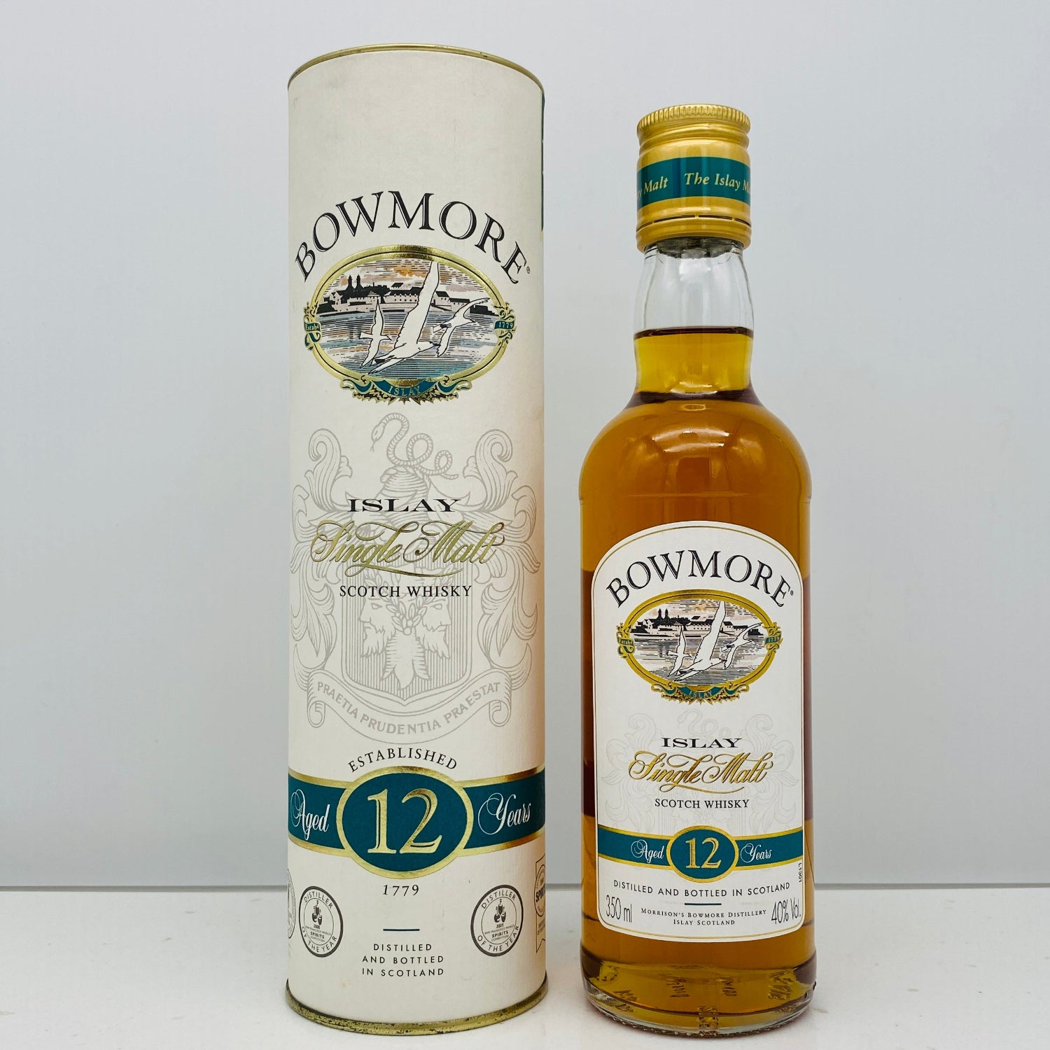 1990年代流通、ボウモア（BOWMORE）12年、ハーフボトル 350ml、40