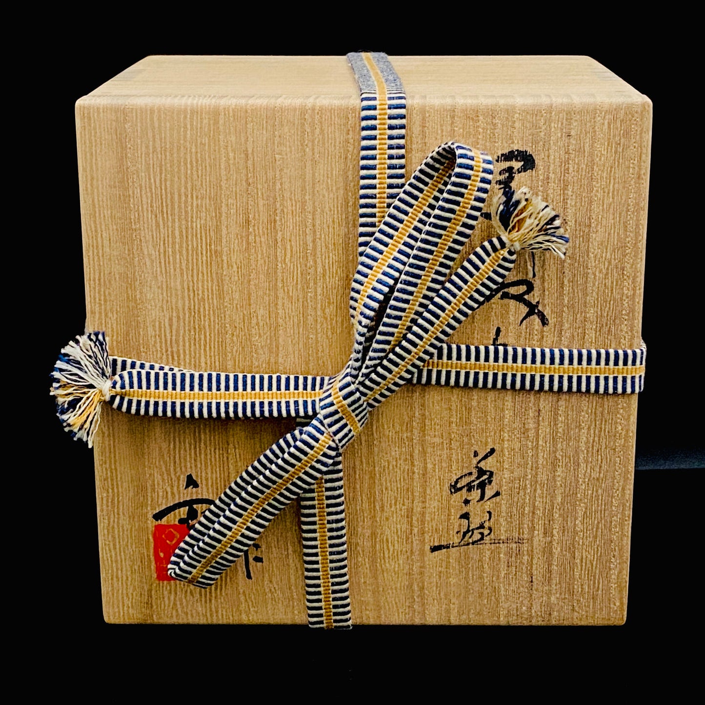 日本美展评议员 日本现代工艺美术家协会副理事长 加藤 釥(Kato Sho)作品 现代工艺最高峰作品 泥彩加饰 线刻镶嵌 茶碗 威士忌杯 #306