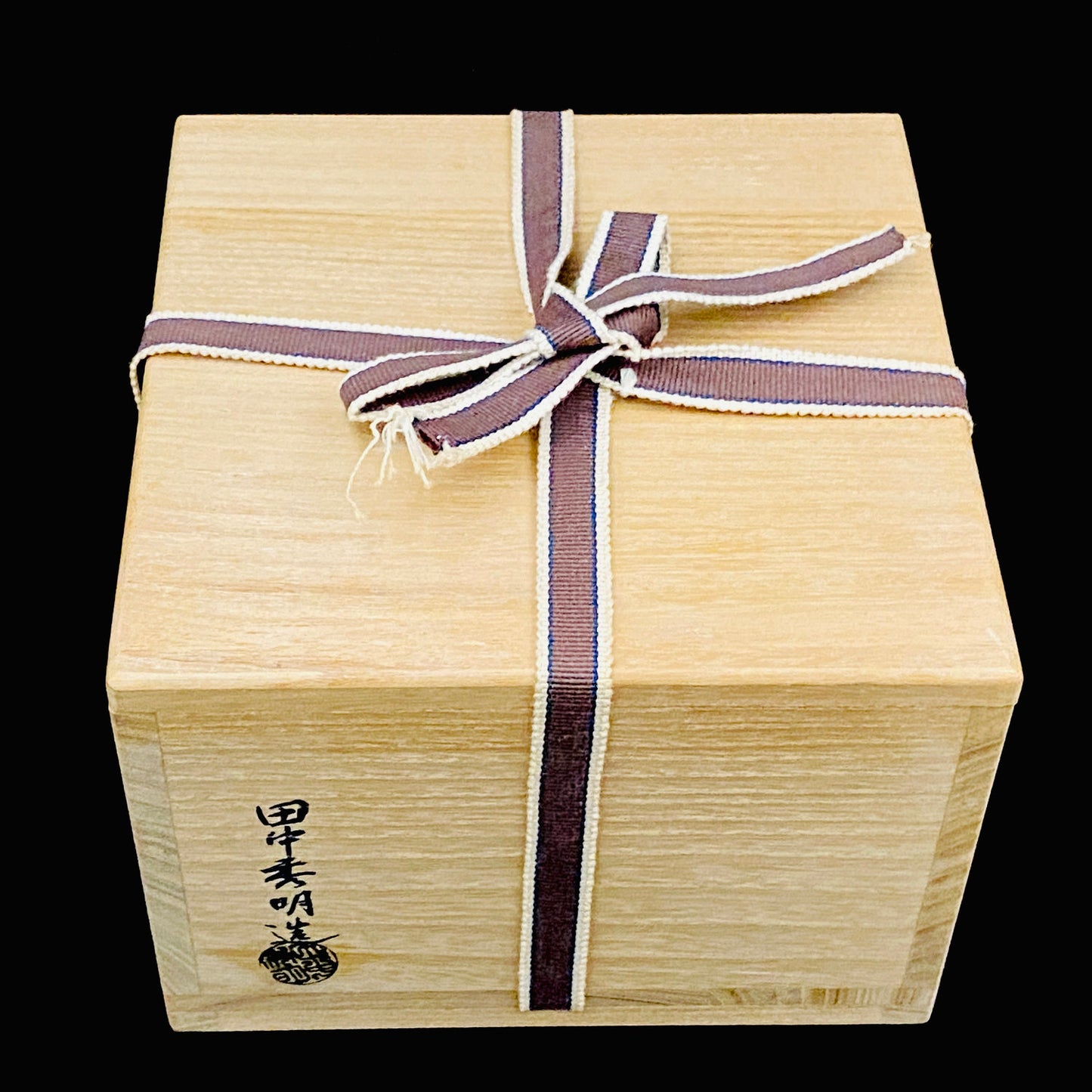 荣获京都市艺术功劳奖 千家十职中川净益工房传承 日本工艺会正会员 田中秀明(Tanaka Hideaki)作 锻铜 菊纹打出建水 附共箱 锤起工艺冰钵 #275