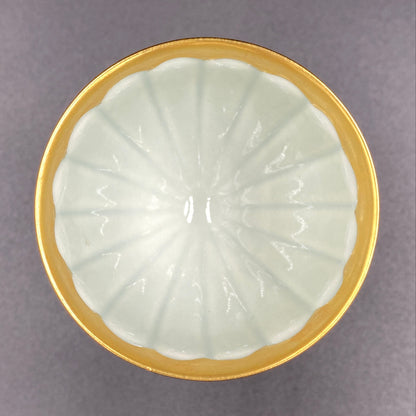 Gold-dyed brocade pattern ceramic glass #8 by Hayashikuro
