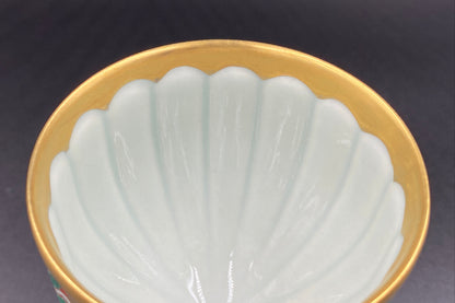 Gold-dyed brocade pattern ceramic glass #8 by Hayashikuro