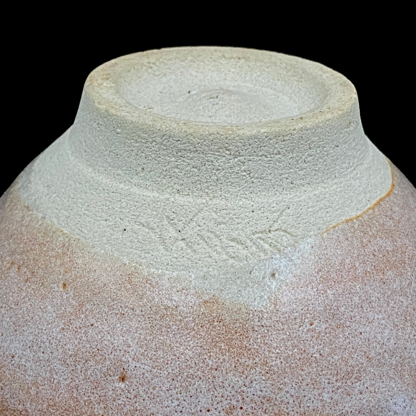 爱知县指定无形文化财保持者 师从北大路鲁山人 大江文象（Oe Bunsho） 作 濑户烧 红霜斑 夕雁茶碗 威士忌杯 #343