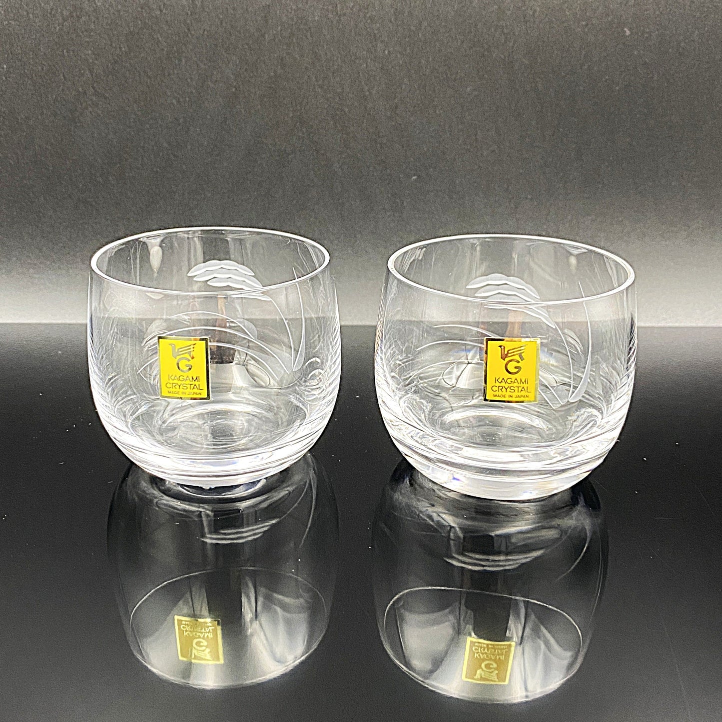 カガミクリスタル ぐい吞み ショットグラス２点セット #29