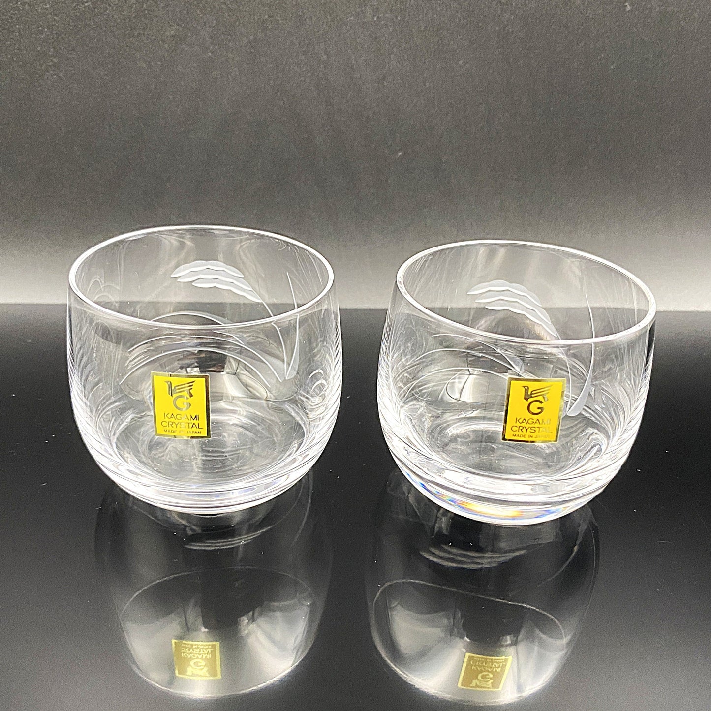 カガミクリスタル ぐい吞み ショットグラス２点セット #29