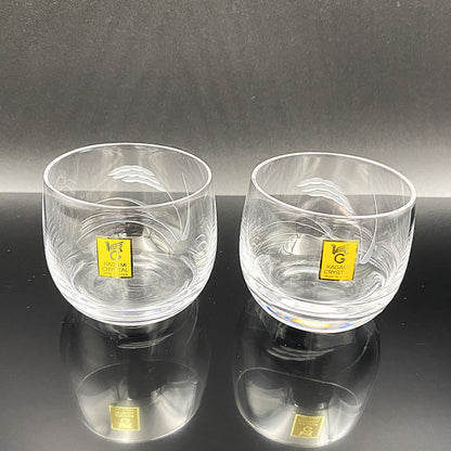カガミクリスタル ぐい吞み ショットグラス２点セット #29