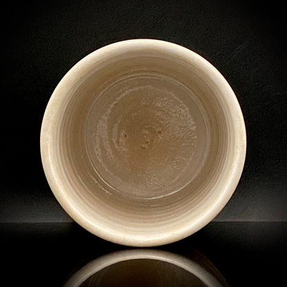 日展评审员 日本现代工艺美术家协会副理事长 濑户烧名工 加藤釥（Kato Sho）作 织部泥彩筒茶碗 和风威士忌杯 #349