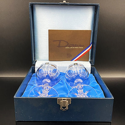 DAUM（ドーム）クリスタル Chinon（シノン）モデル 白ワイングラス２点セット #31