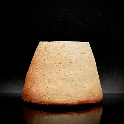 備前焼伝統工芸士 寒風穴窯 築窯作品 小林 秀二 作 無釉焼締緋色備前酒杯 和の洋酒杯 #350
