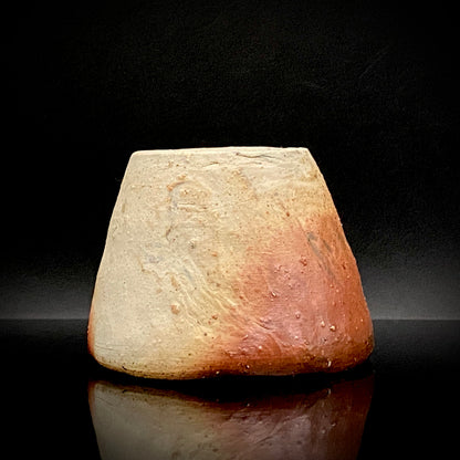 備前焼伝統工芸士 寒風穴窯 築窯作品 小林 秀二 作 無釉焼締緋色備前酒杯 和の洋酒杯 #350